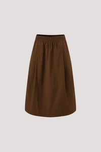 Pleated Midi Skirt