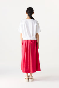 Elasticated A-Line Skirt