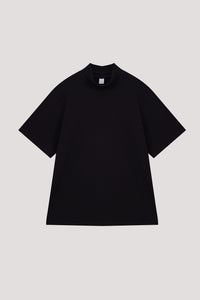 Relaxed High Neck Top