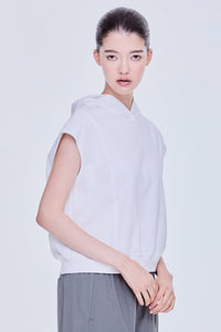 Hooded Sleeveless Pullover