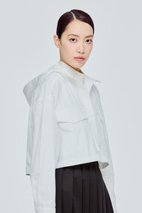 Hooded Drawstring Jacket