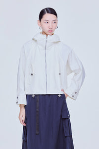 Hooded Relaxed Windbreak Jacket