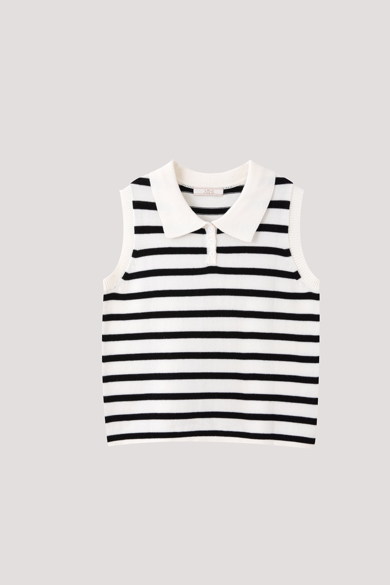 Contrast Striped Knit Tank Top