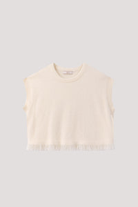 Magyar Fur Yarn Crop Top