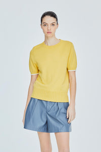 Cropped Knit Top