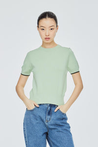 Cropped Knit Top