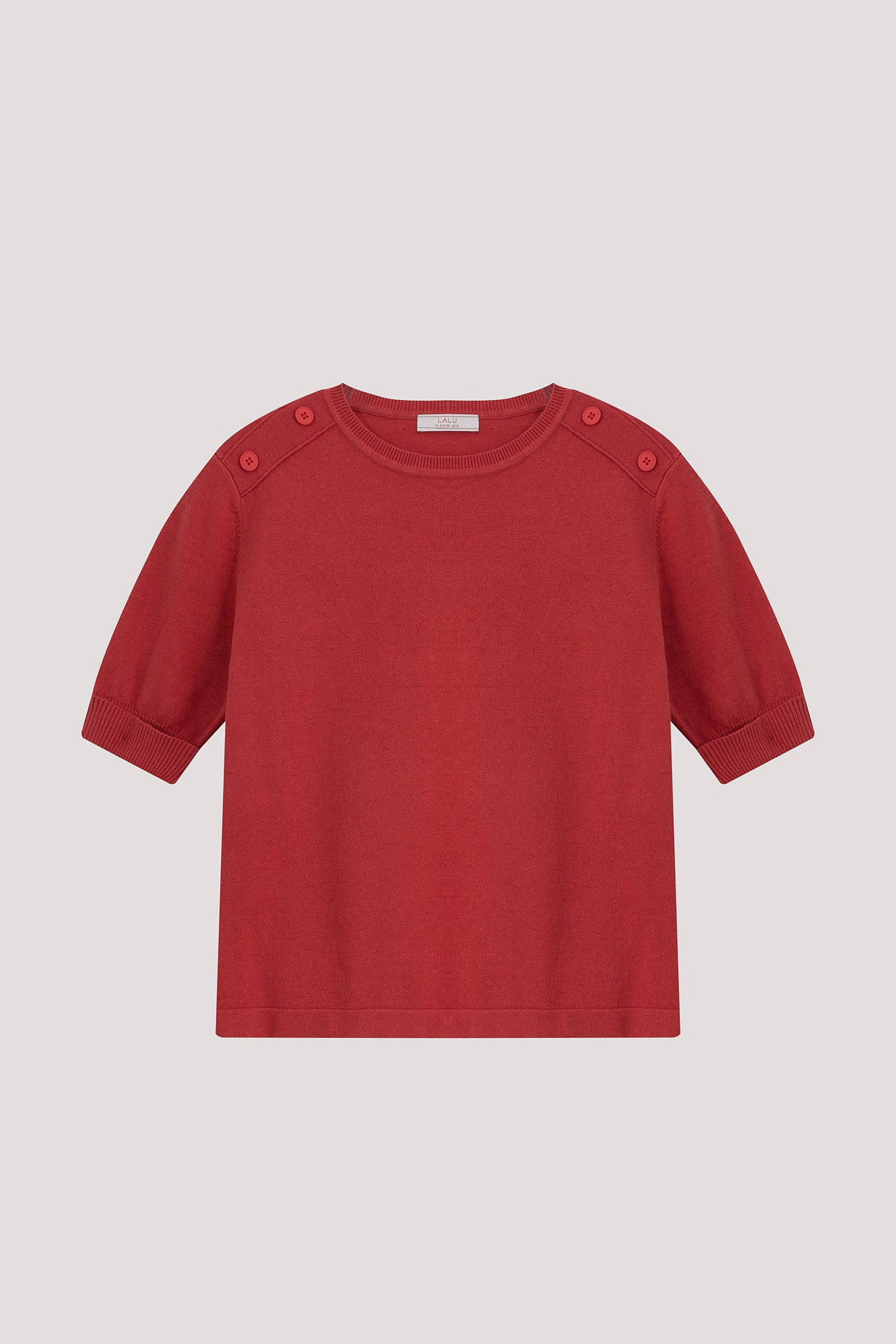 Folded Cuff Knit Top