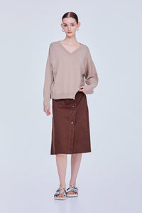 Asymmetrical Knit Sweater