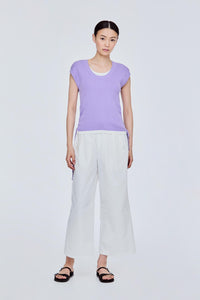 Layered Adjustable Knit Top