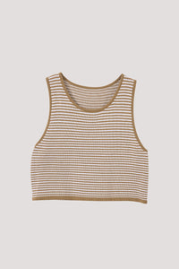 Knitted Crop Tank Top