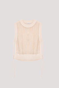 Crochet Knit Top Vest