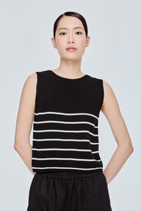 Contrast Stripes Tank Top