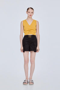 Knitted Scrunch Vest