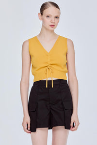 Knitted Scrunch Vest