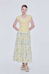 Layered Adjustable Knit Top