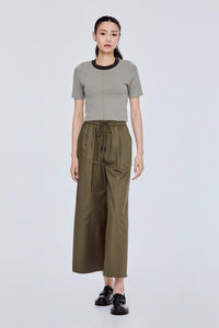 Contrast Knit Top
