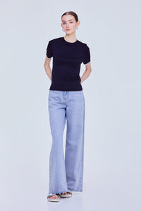 Cropped Knit Top