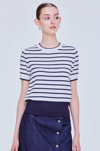 Cropped Knit Top