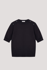 Folded Cuff Knit Top