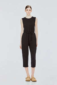 Sleeveless Drawstring Jumpsuit
