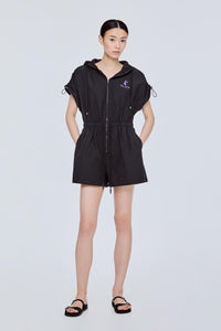Embroidered Logo Overall Dress