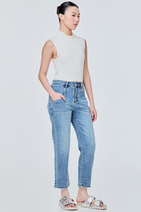 Tapered Cut Indigo Jeans