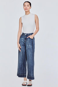 Panelled Denim Pants