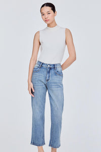 Washed Denim Jeans