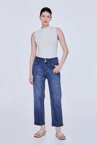 Double Button Jeans