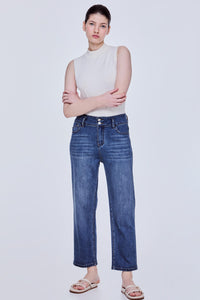 Double Button Jeans