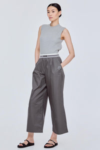 Wide Leg Logo Pants