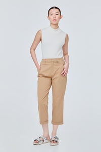 Pleated Straight Cut Trousers