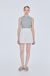 Elasticated Drawstring Wide Leg Shorts