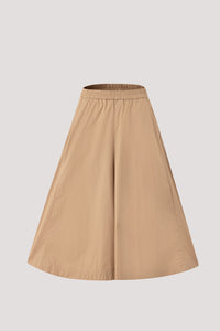 A-Line Flare Midi Skirt