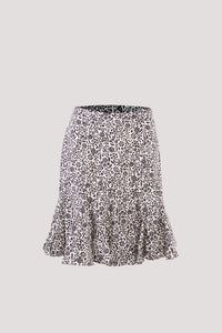 Elasticated Ruffle Hem Skirt