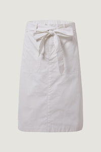 Rounded Hem Midi Skirt