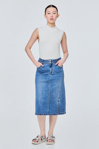 Double Waist A-Line Skirt