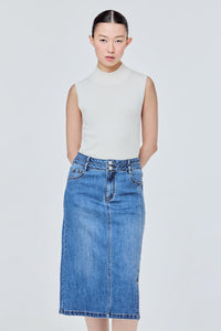 Double Waist A-Line Skirt