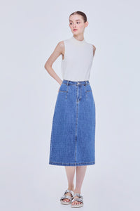 A-Line Denim Skirt
