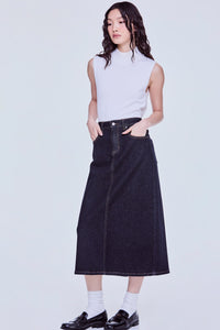 Denim A-Line Skirt