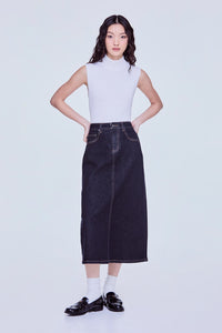 Denim A-Line Skirt