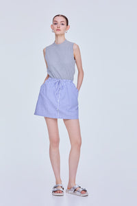 Relaxed Drawstring Skirt