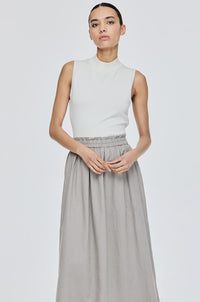 Elasticated A-Line Skirt