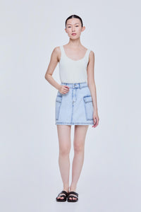 Denim Mini Skirt
