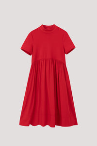 High Neck Slit Dress