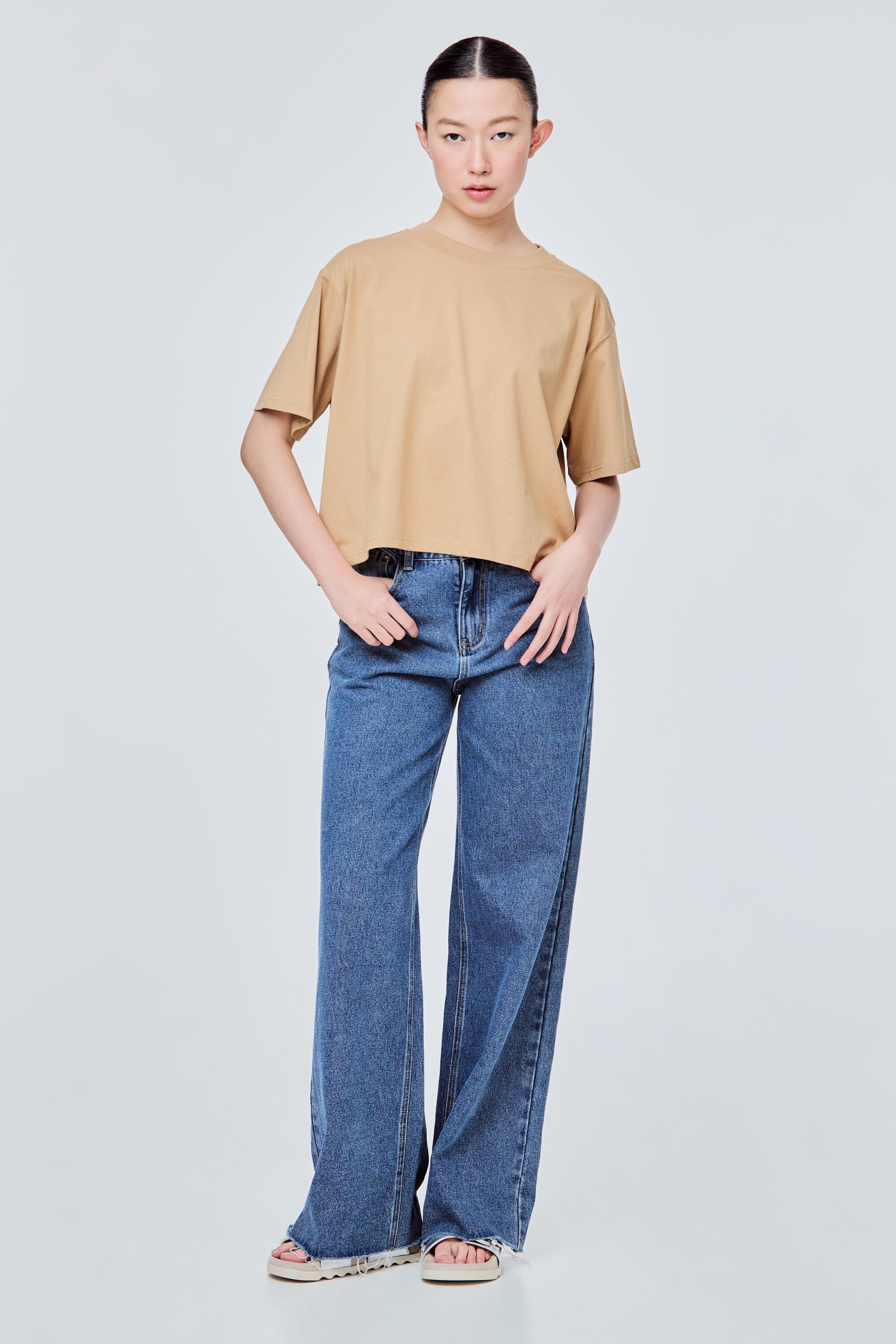 Basic Oversized Crop Top