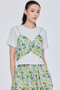 Printed Floral Cami Tee
