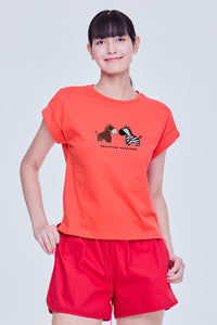 Contrast Graphic Tee