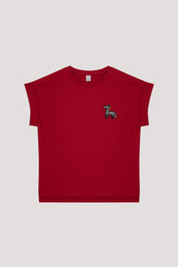 Embroidered Applique Tee