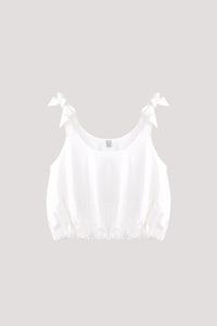 Sleeveless Bubble Top